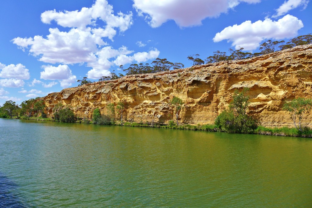 Murray River cliffs by leggzy