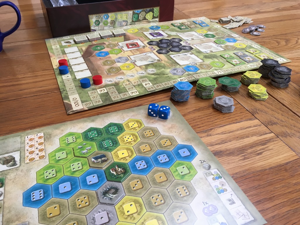 Castles of Burgundy Game by cataylor41