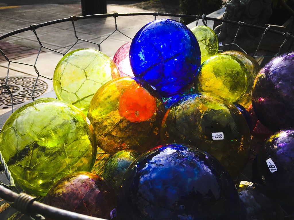 Colorful Glass Orbs by clay88