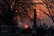 11th Apr 2018 - Cemetery Sunset