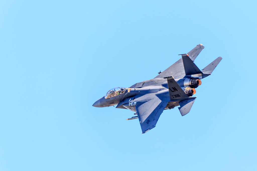 F-15 departing Lakenheath by padlock