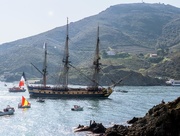 20th Apr 2018 - L'Hermione arrives at Port Vendres