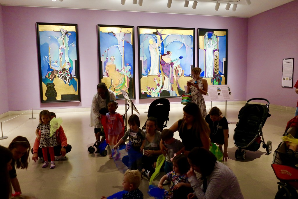The Art Babies dance at the DMA by louannwarren