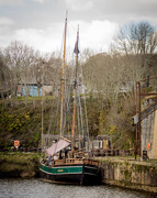 13th Apr 2018 - Tall ship in Charlestown Harbour