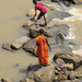 Two boys in the river by dkbarnett