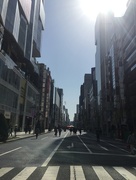 25th Apr 2018 - Empty Ginza in the shades. 