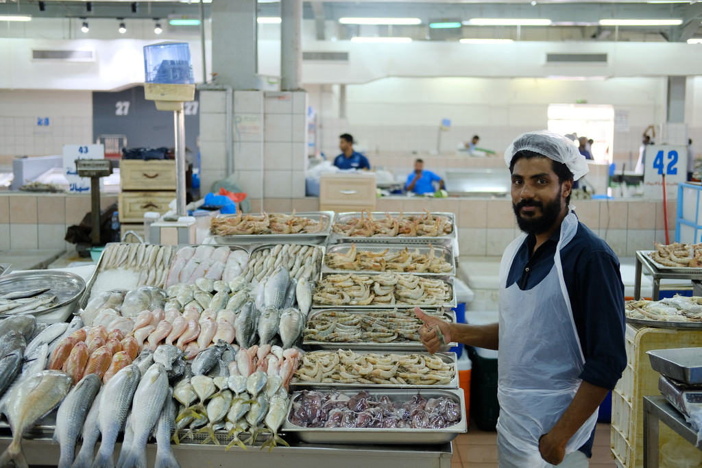 Mina fish market, Abu Dhabi by stefanotrezzi