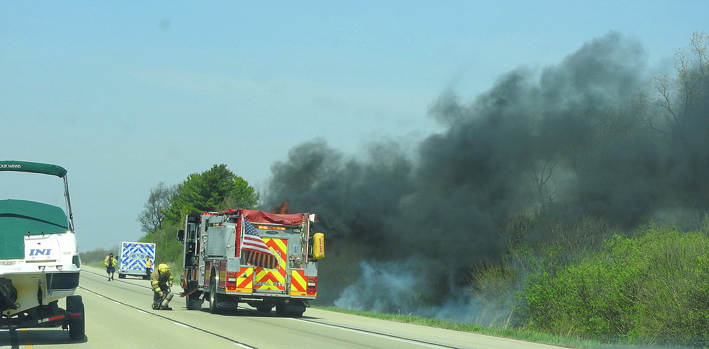 Vehicle Fire by homeschoolmom