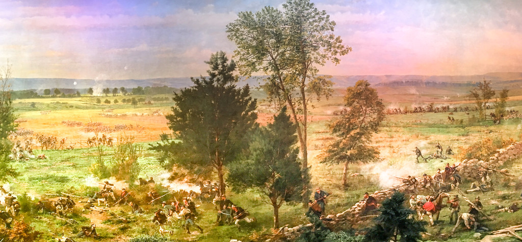 Battle of Gettysburg Cyclorama by jernst1779