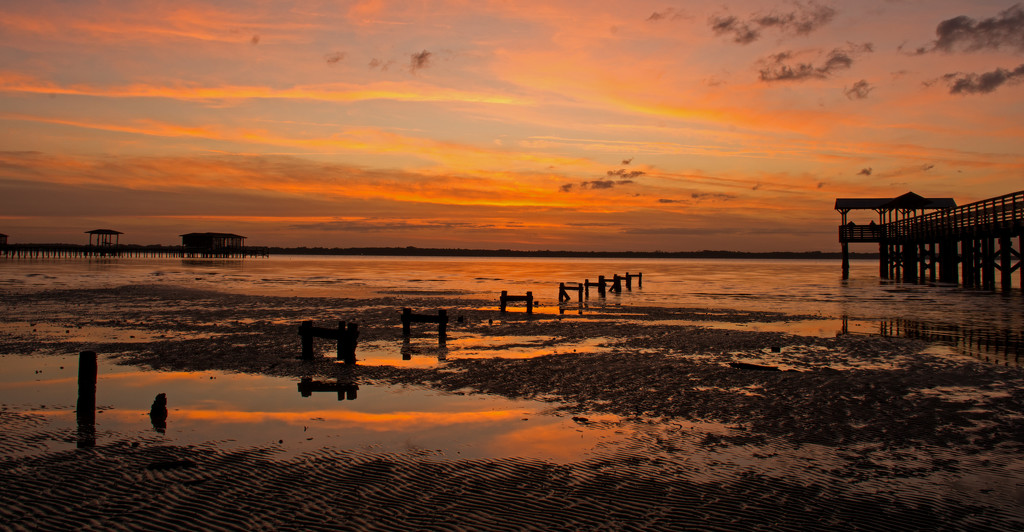 Sunset at Low Tide! by rickster549