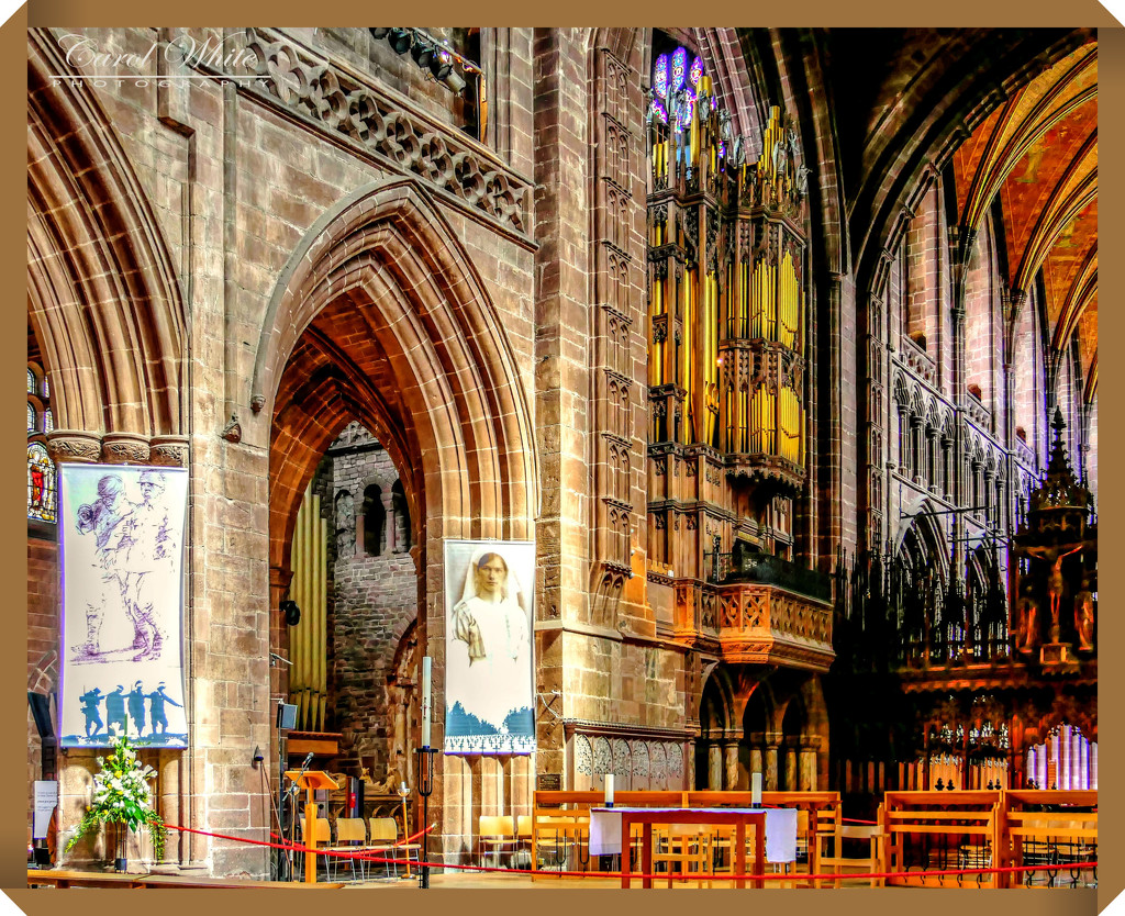Chester Cathedral,Another View by carolmw