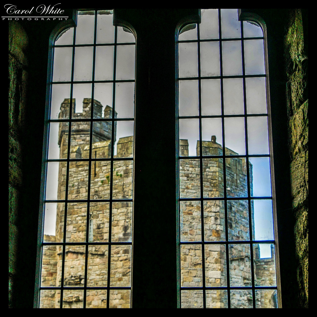 Through The Window,Caernarfon Castle by carolmw