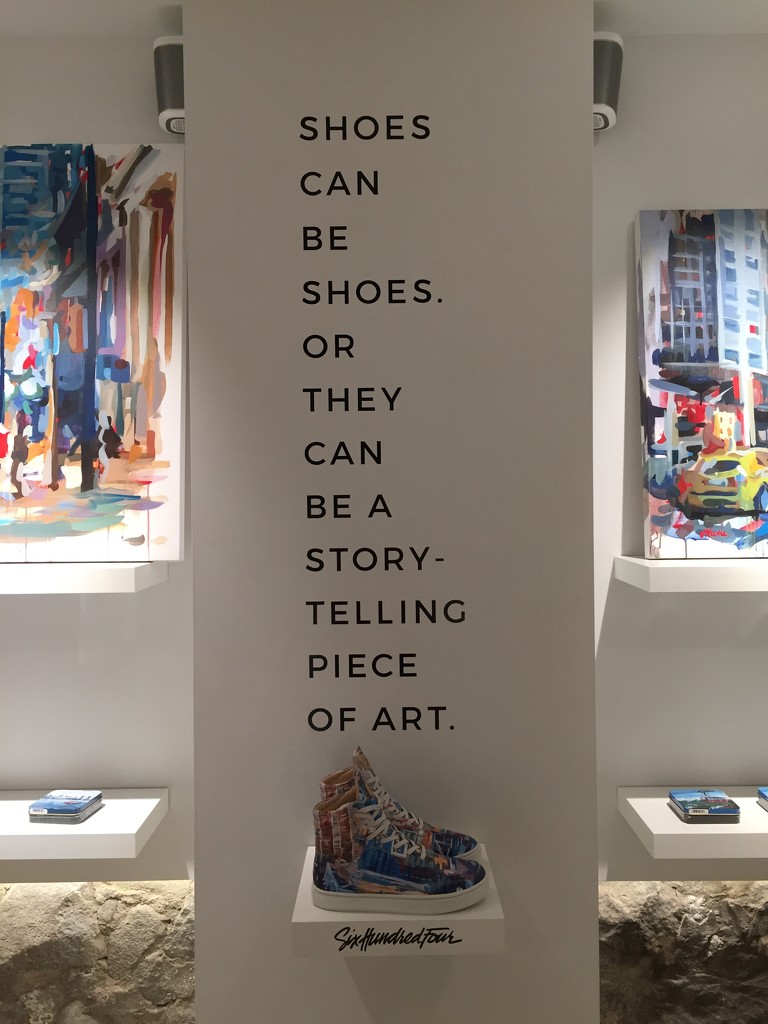 Art meets Shoes by bilbaroo