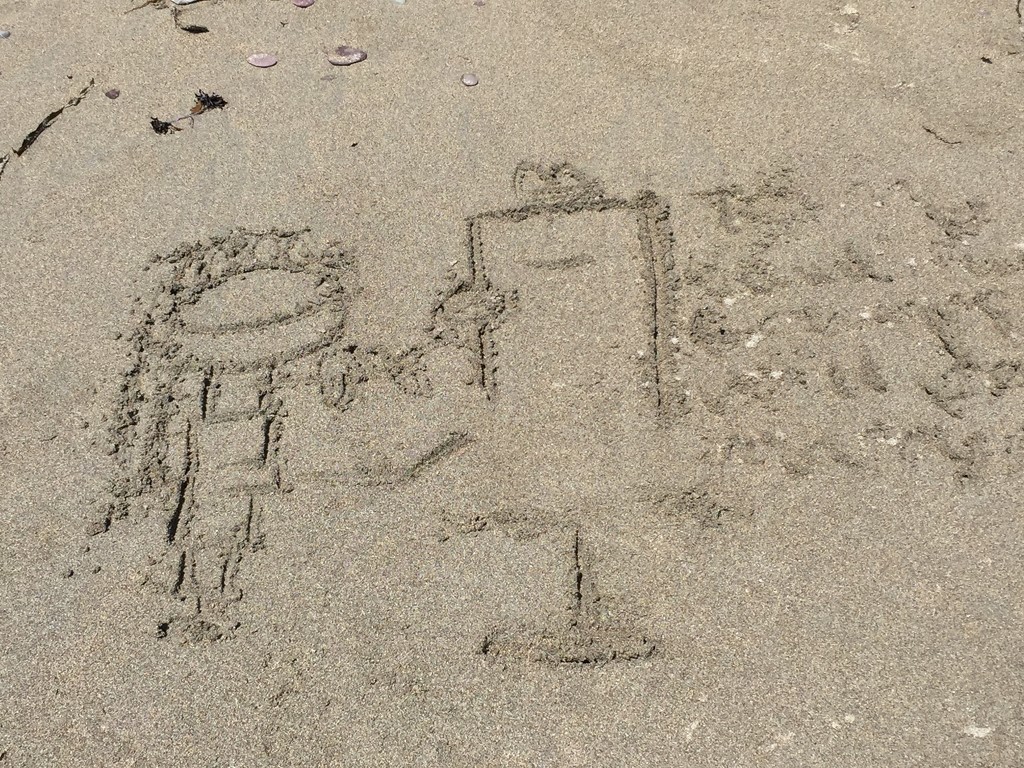 Beach Art by daffodill