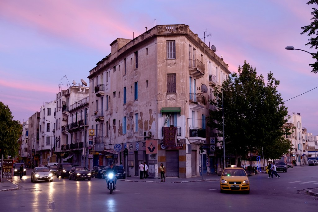 Tunis corner at twilight by vincent24