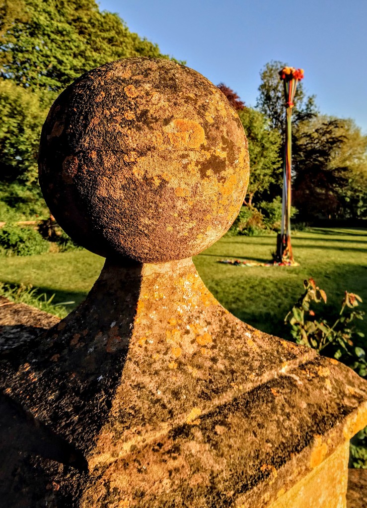 Stone ball and maypole by boxplayer
