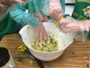 16th May 2018 - making artichoke-bean dip in cooking club
