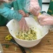 making artichoke-bean dip in cooking club by wiesnerbeth
