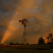 Kansas Windmill and Anticrepuscular Ray by kareenking