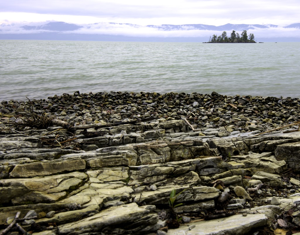 Small island in Flathead Lake by 365karly1