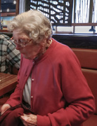 1st Apr 2018 - Grandma leaving the restaurant