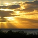  Crepuscular sunset from Adelaide Shores by judithdeacon