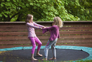 19th May 2018 - Girls on the trampoline