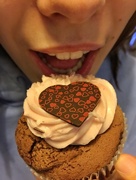 15th May 2018 - the heart cupcake. 