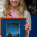 Happy person with a framed picture by rminer