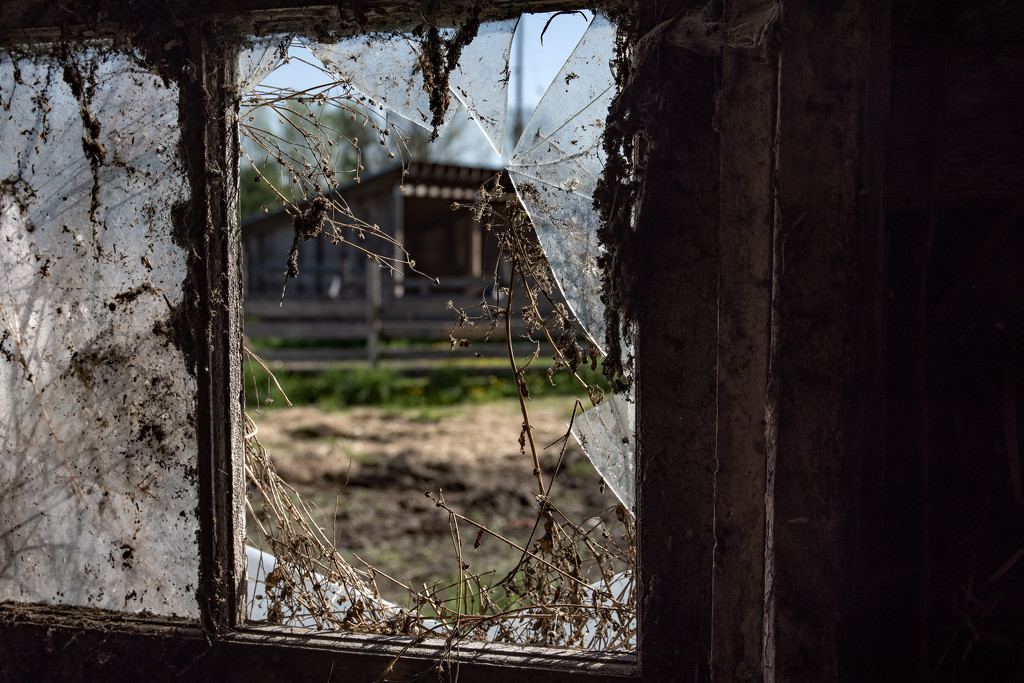 Broken Window With a View by farmreporter