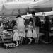 Family at the market in Campo dei Fiori by frappa77