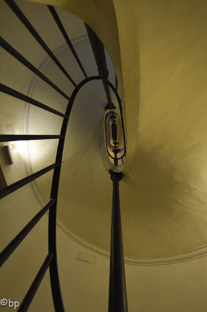 A very tight spiral staircase by caterina