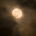 Tonight's Moon Through the Clouds! by rickster549