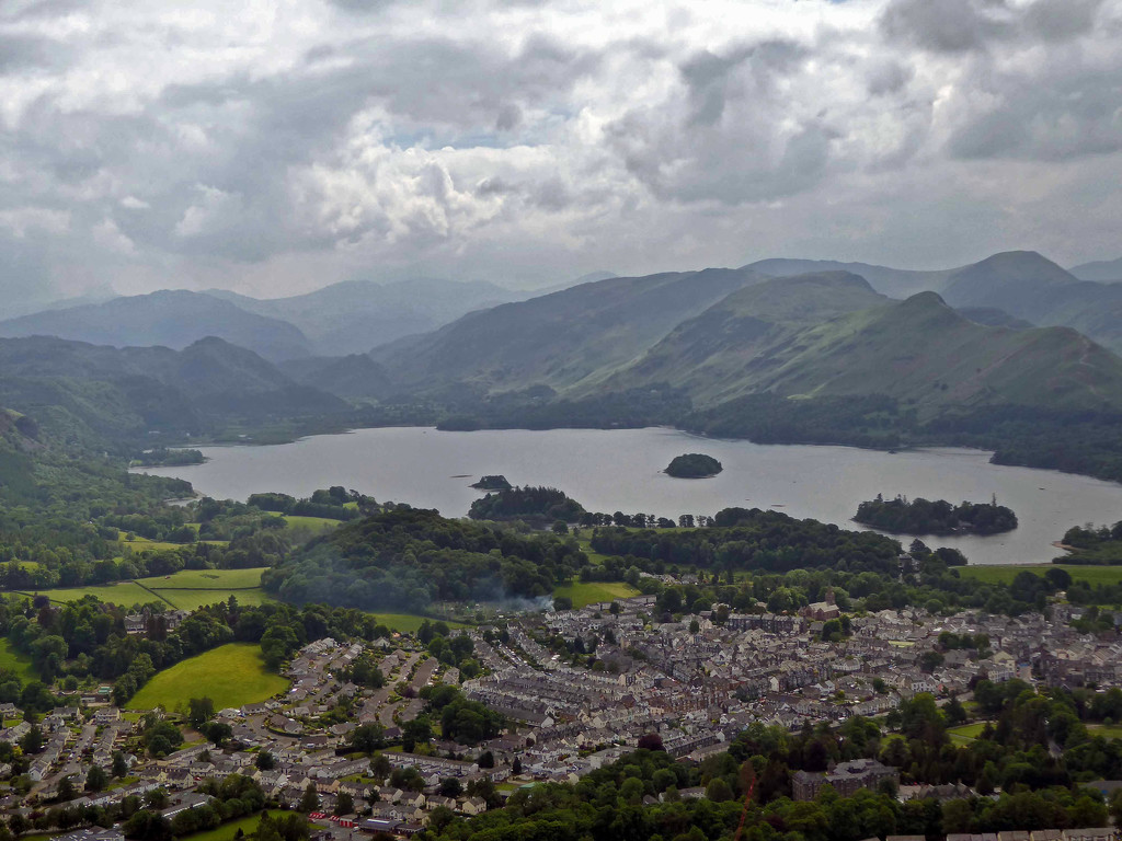 View of Keswick and Derwentwater by cmp