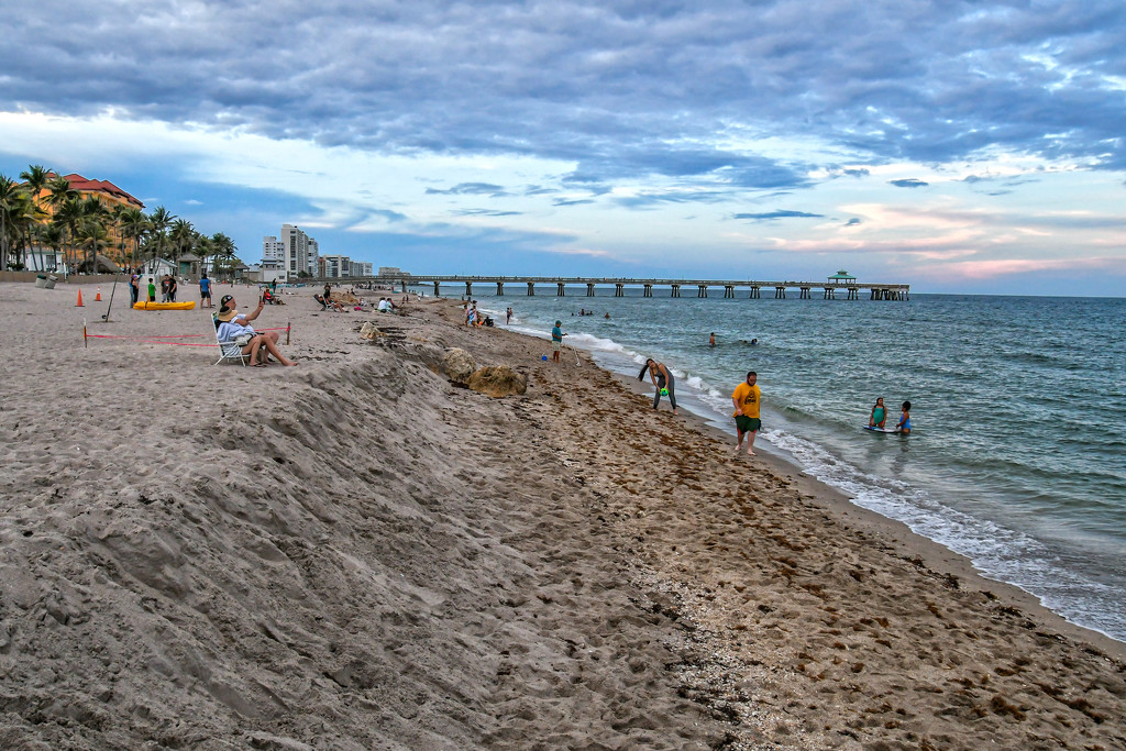 Friday night beach night by danette