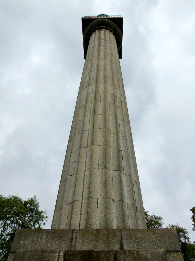 Bridgewater Monument - Looking Up by bulldog