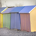 Beach Huts by megpicatilly
