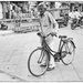 Old man on a bike by dkbarnett