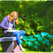 reading in the park by jernst1779