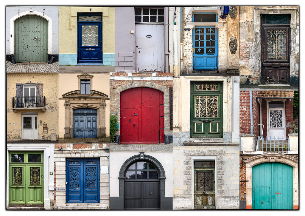 Doors of Montreuil by megpicatilly