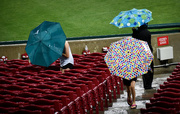 14th Jun 2018 - Three Umbrellas in the Stadium