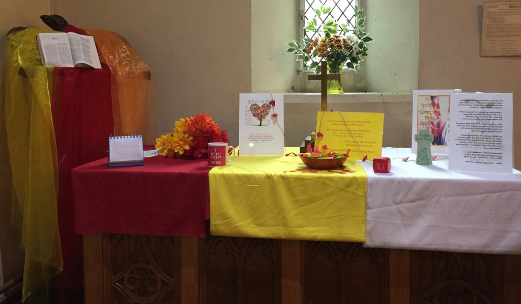 Pentecost Prayer Station by daffodill