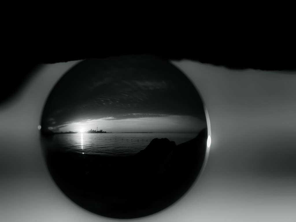 crystal ball at dawn by northy