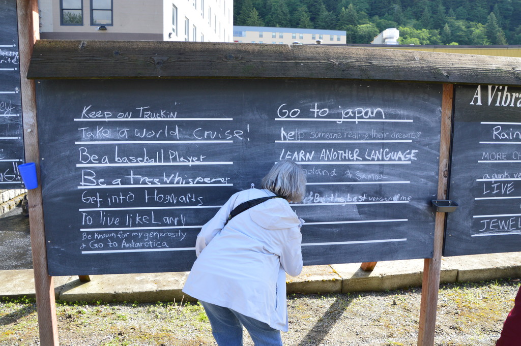 "Before I die I want to" chalk board by bigdad