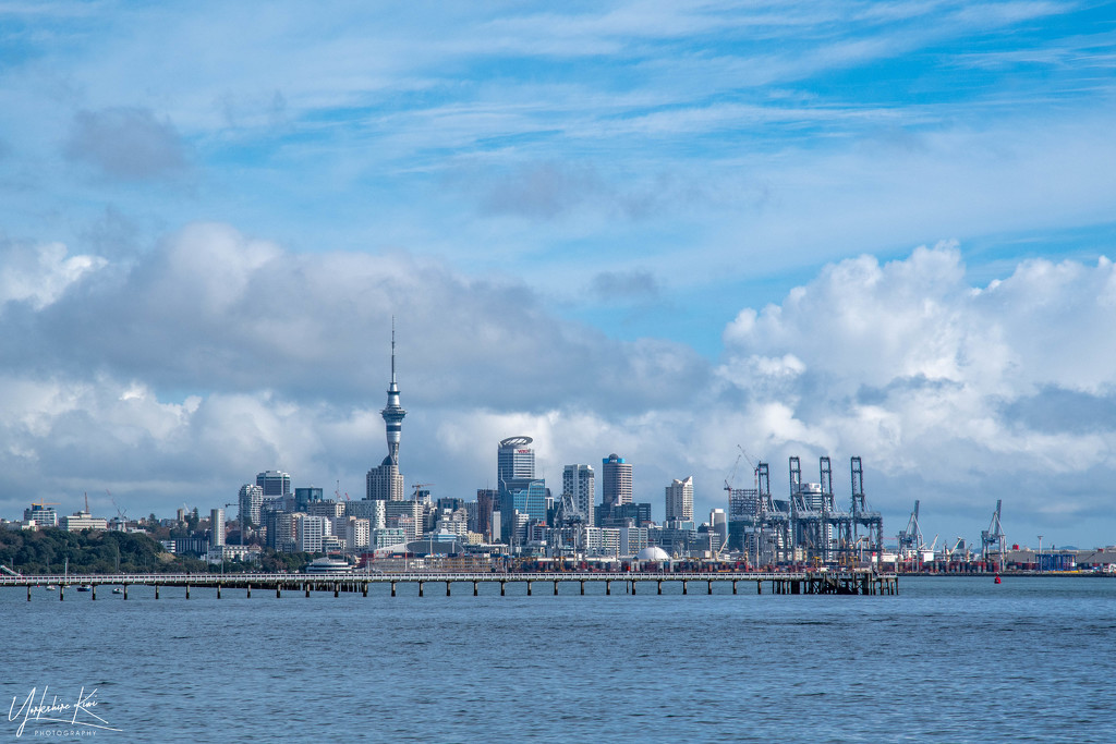 Auckland City Skyline by yorkshirekiwi