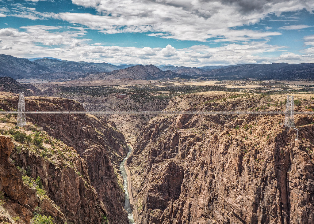 Spanning The Royal Gorge by rosiekerr