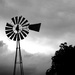 Old Windmill, Cloudy Day by lsquared