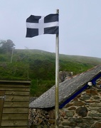 20th Jun 2018 - Cornish flag above a former tin mine, Cornwall England