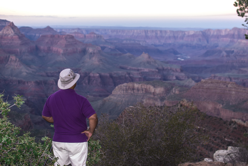 Me looking at the amazing Grand Canyon by ggshearron