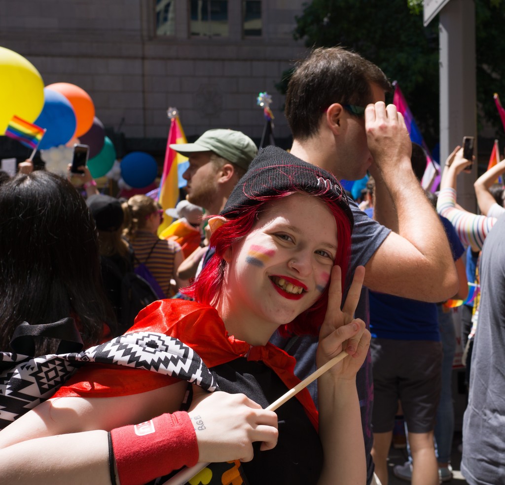 Peace and love at Seattle Pride by cristinaledesma33